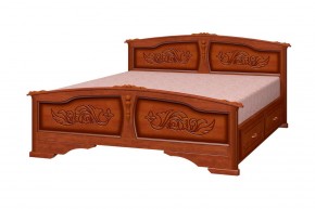 ЕЛЕНА Кровать из массива (Орех) в Кургане - kurgan.ok-mebel.com | фото 2