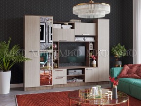 ФЛОРА Стенка (2700) ЛДСП (Ясень шимо светлый/темный) в Кургане - kurgan.ok-mebel.com | фото