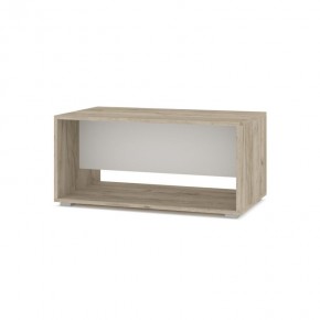 ФЛОРИДА Ф61 Стол журнальный (полка) дуб серый/белый в Кургане - kurgan.ok-mebel.com | фото