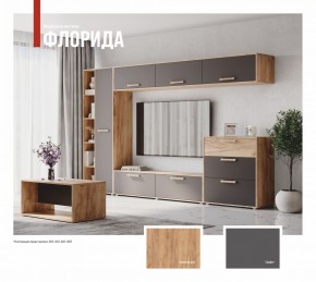 ФЛОРИДА Гостиная (модульная) дуб золотой/графит в Кургане - kurgan.ok-mebel.com | фото