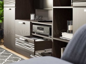 АСТИ Гостиная Вариант №1 МДФ (Венге) в Кургане - kurgan.ok-mebel.com | фото 2
