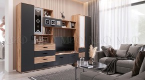 Гостиная Белла (Сандал, Графит/Дуб крафт) в Кургане - kurgan.ok-mebel.com | фото 5