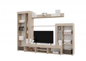 Гостиная Дельта (Сонома/Белый) в Кургане - kurgan.ok-mebel.com | фото 2