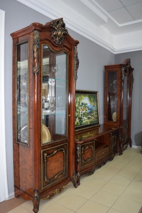 Гостиная Джоконда 1+ТВ+1 (корень дуба глянец) в Кургане - kurgan.ok-mebel.com | фото 4