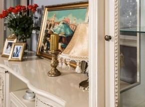 Гостиная Джоконда (крем глянец) 1+ТВ+1 в Кургане - kurgan.ok-mebel.com | фото 6