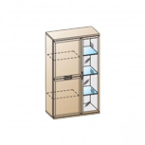 Гостиная Карина Композиция 12 (Гикори Джексон светлый) в Кургане - kurgan.ok-mebel.com | фото 2