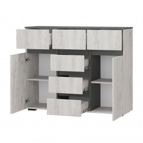 Гостиная Мрия (модульная) Бетон пайн светлый/Графит в Кургане - kurgan.ok-mebel.com | фото 14