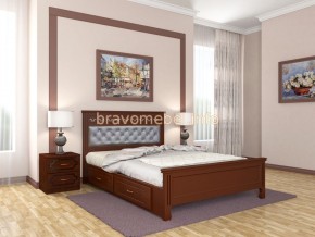 ГРАЦИЯ Кровать из массива 1400 с 2-мя ящиками в Кургане - kurgan.ok-mebel.com | фото 2