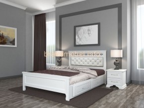 ГРАЦИЯ Кровать из массива 1600 с 2-мя ящиками  в Кургане - kurgan.ok-mebel.com | фото