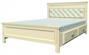 ГРАЦИЯ Кровать из массива 1600 с 2-мя ящиками  в Кургане - kurgan.ok-mebel.com | фото 3