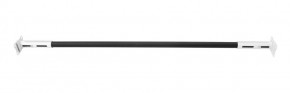 Турник раздвижной 1250-1500 цв. белый-черный FLEXTER PROFI в Кургане - kurgan.ok-mebel.com | фото
