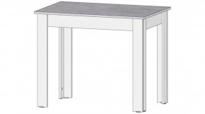 КАЙ Стол (цемент светлый/белый) в Кургане - kurgan.ok-mebel.com | фото