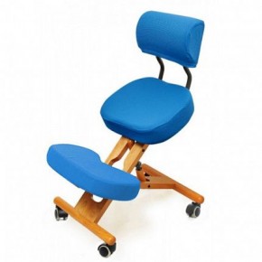 Коленный стул со спинкой Smartstool KW02В + Чехлы в Кургане - kurgan.ok-mebel.com | фото 2