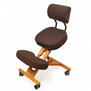 Коленный стул со спинкой Smartstool KW02В + Чехлы в Кургане - kurgan.ok-mebel.com | фото 7