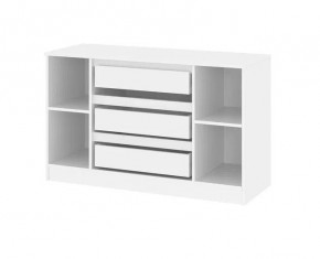 Комод 1200 Парус (Белый/Графит) в Кургане - kurgan.ok-mebel.com | фото 2
