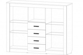 РИВЬЕРА Комод большой в Кургане - kurgan.ok-mebel.com | фото 2