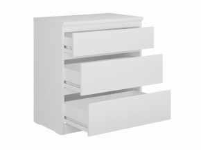 Комод КАСТОР с тремя ящиками, цвет белый в Кургане - kurgan.ok-mebel.com | фото 2