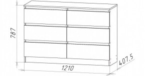 НИЦЦА-7 Комод (НЦ.07) в Кургане - kurgan.ok-mebel.com | фото 3