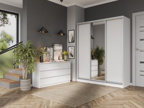 Комод с 6 ящиками 1200 "Бьянко" (Белый лофт) в Кургане - kurgan.ok-mebel.com | фото 2