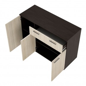 Комод Стандарт №4 NEW (венге/лоредо) в Кургане - kurgan.ok-mebel.com | фото 3