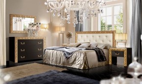Комод Тиффани Premium черная/золото (ТФКМ-1(П) в Кургане - kurgan.ok-mebel.com | фото 2