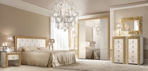 Комод (узкий) Тиффани Premium слоновая кость/золото (ТФКМ-2(П) в Кургане - kurgan.ok-mebel.com | фото 3