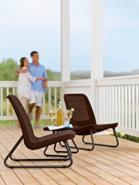 Комплект мебель Рио Патио (Rio Patio set) виски-коричневый в Кургане - kurgan.ok-mebel.com | фото 3