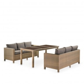 Комплект плетеной мебели T365/S65B-W65 Light Brown в Кургане - kurgan.ok-mebel.com | фото