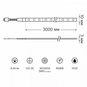 Комплект с лентой светодиодной Gauss Basic BT010 в Кургане - kurgan.ok-mebel.com | фото 13