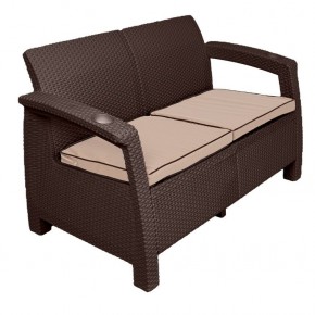 Комплект уличной мебели Yalta Premium Terrace Set (Ялта) шоколадый (+подушки под спину) в Кургане - kurgan.ok-mebel.com | фото 3