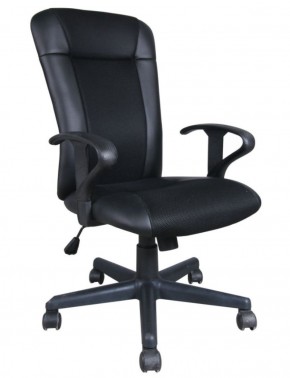 Кресло BRABIX "Optima MG-370" (экокожа/ткань, черное) 531580 в Кургане - kurgan.ok-mebel.com | фото