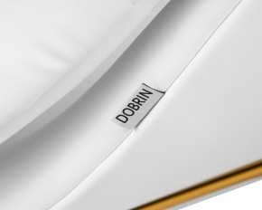 Кресло дизайнерское DOBRIN EMILY, белый винил YP17, золотое основание в Кургане - kurgan.ok-mebel.com | фото 10