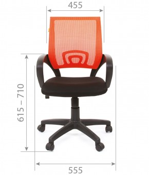 Кресло для оператора CHAIRMAN 696 black (ткань TW-11/сетка TW-04) в Кургане - kurgan.ok-mebel.com | фото 4