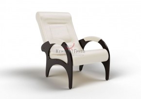 Кресло для отдыха Римини 19-К-КР (экокожа/венге) КРЕМ в Кургане - kurgan.ok-mebel.com | фото