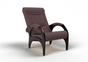 Кресло для отдыха Римини 19-Т-КМ (ткань/венге) КОФЕ С МОЛОКОМ в Кургане - kurgan.ok-mebel.com | фото 1
