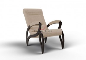 Кресло для отдыха Зельден 20-Т-П (ткань/венге) ПЕСОК в Кургане - kurgan.ok-mebel.com | фото