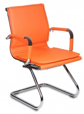 Кресло для посетителя Бюрократ CH-993-Low-V/orange оранжевый в Кургане - kurgan.ok-mebel.com | фото