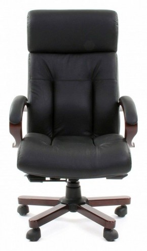 Кресло для руководителя Chairman 421 черный/орех темный, черный в Кургане - kurgan.ok-mebel.com | фото 2