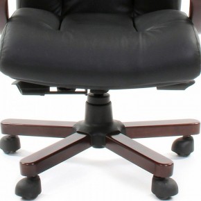 Кресло для руководителя Chairman 421 черный/орех темный, черный в Кургане - kurgan.ok-mebel.com | фото 4
