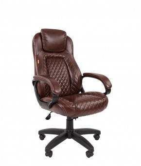 Кресло для руководителя  CHAIRMAN 432 (Экокожа коричневая) в Кургане - kurgan.ok-mebel.com | фото