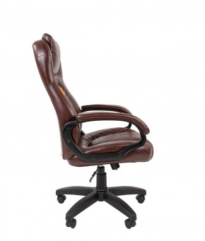 Кресло для руководителя  CHAIRMAN 432 (Экокожа коричневая) в Кургане - kurgan.ok-mebel.com | фото 3