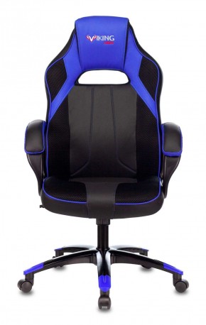 Кресло игровое Бюрократ VIKING 2 AERO BLUE черный/синий в Кургане - kurgan.ok-mebel.com | фото 2
