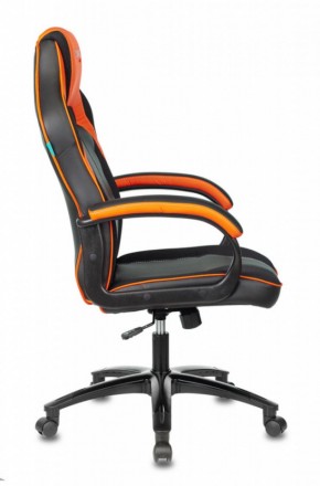 Кресло игровое Бюрократ VIKING 2 AERO ORANGE черный/оранжевый в Кургане - kurgan.ok-mebel.com | фото 3
