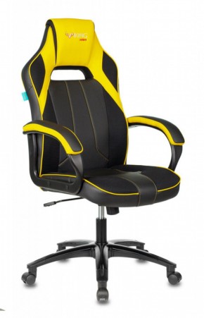 Кресло игровое Бюрократ VIKING 2 AERO YELLOW черный/желтый в Кургане - kurgan.ok-mebel.com | фото