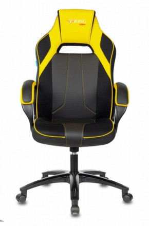 Кресло игровое Бюрократ VIKING 2 AERO YELLOW черный/желтый в Кургане - kurgan.ok-mebel.com | фото 2