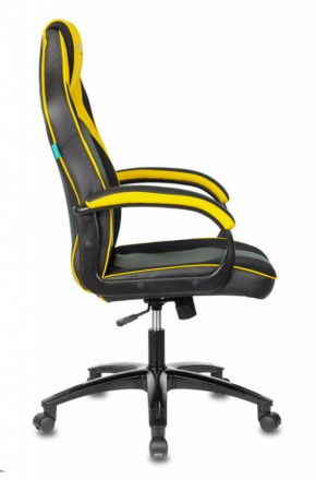 Кресло игровое Бюрократ VIKING 2 AERO YELLOW черный/желтый в Кургане - kurgan.ok-mebel.com | фото 3