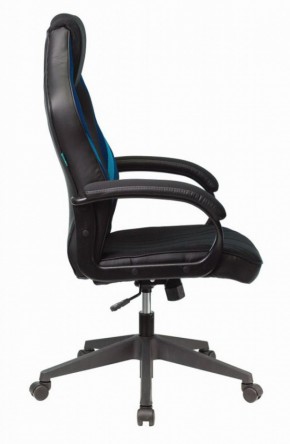 Кресло игровое Бюрократ VIKING 3 AERO BLUE черный/синий в Кургане - kurgan.ok-mebel.com | фото 3