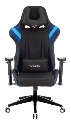 Кресло игровое Бюрократ VIKING 4 AERO BLUE черный/синий в Кургане - kurgan.ok-mebel.com | фото 3