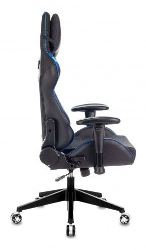 Кресло игровое Бюрократ VIKING 4 AERO BLUE черный/синий в Кургане - kurgan.ok-mebel.com | фото 8
