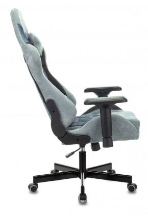 Кресло игровое Бюрократ VIKING 7 KNIGHT BL FABRIC синий в Кургане - kurgan.ok-mebel.com | фото 2